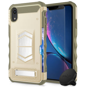 Apple iPhone XR Electro  Hybrid Design Case Cover