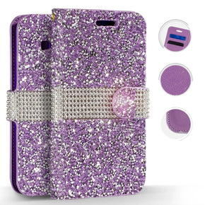 Apple iPhone 9 (XR) Diamond Wallet Case Cover