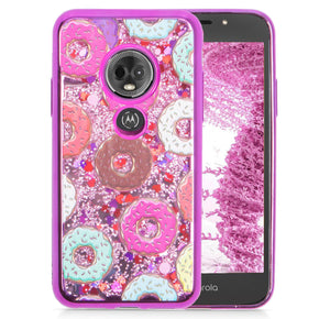 Motorola E5 Plus TPU Glitter Design Case Cover