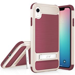 Apple iPhone 9 (XR) TPU Kickstand Case Cover