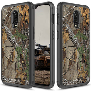 OnePlus 6T SLEEK Design Dual-Layered Hybrid Case - Woods
