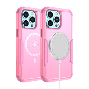 Apple iPhone 14 Plus (6.7) MagSafe Tough Hybrid Case - Pink