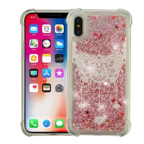 Apple iPhone XS/X Glitter Design TPU Case Cover