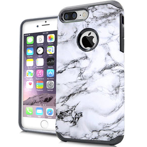 Apple iPhone 8/7 Slim Case 2 - White Marble