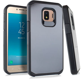 Samsung Galaxy J2 Core Slim Case 2 Hybrid Case - Metallic Black