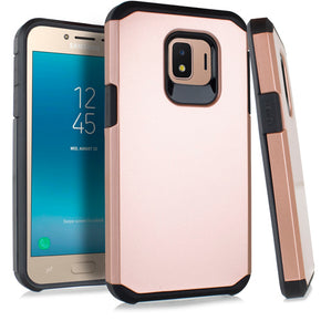 Samsung Galaxy J2 Core Slim Case 2 Hybrid Case - Metallic Rose Gold