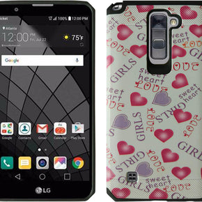 LG Stylo 2 Plus Hybrid Design Case Cover