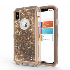 Apple iPhone Xs Plus Hybrid Glitter  Case Cover