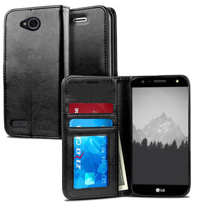 ZV Leather Wallet LG X POWER2