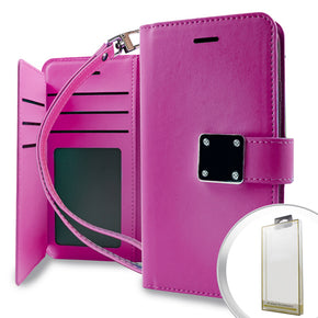 LG K20 Plus Hybrid Wallet Case Cover
