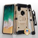 Apple iPhone XS/X Hyrid Holster Combo Clip Case Cover