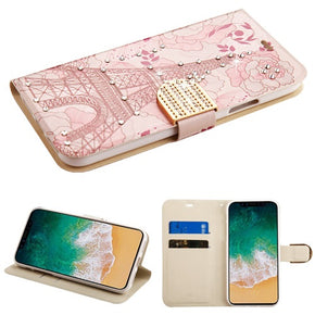 Apple iPhone XS/X Hybrid Wallet Design Case Cover