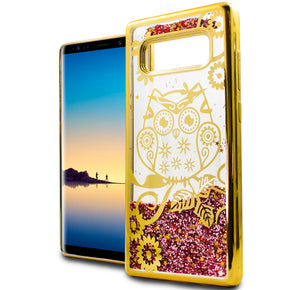 Samsung Galaxy Note 8 TPU Glitter Design Case Cover