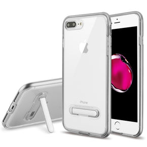 Silver/Transparent Clear Hybrid Case Cover