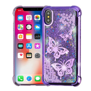 Apple iPhone XS/X Glitter TPU Design Case Cover