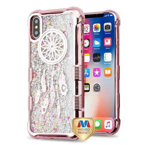 Apple iPhone XS/X TPU Glitter Design Case Cover