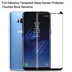 Galaxy S8 Full Cover Adhesive Tempered Glass