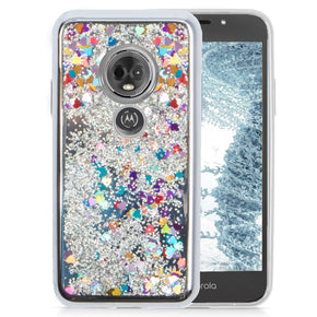 Motorola E5 Plus TPU Water Glitter Case Cover