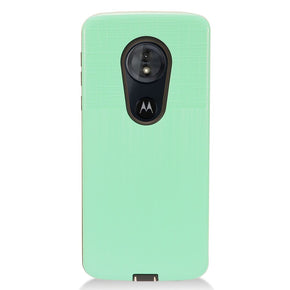 Motorola Moto G6 Play Hybrid Brushed Case Cover