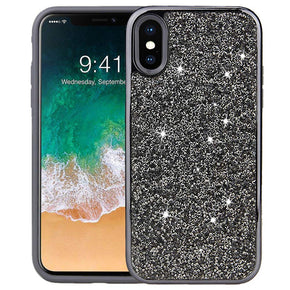 Apple iPhone Xs Plus Hybrid Glitter Case Cover
