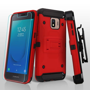 Samsung Galaxy J2 Core Hybrid Holster Combo Clip Cover