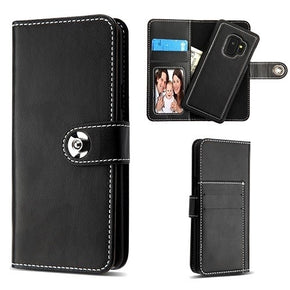 Samsung Galaxy S9 Hybrid Magnetic Wallet Case Cover
