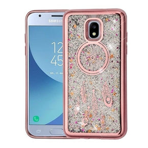 J3 2018 Glitter TPU Design Case Cover