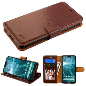 Google Pixel 3 XL MyJacket Wallet Case - Brown