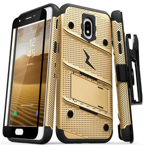 Samsung Galaxy J7 2018 Hybrid Solid Holster Combo Case
