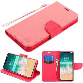 Apple iPhone XS Max Liner MyJacket Wallet Case - Pink/Hot Pink