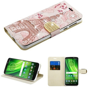 Motorola G6 Play Wallet Design Case Cover