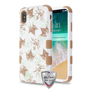 Apple iPhone XS Max TUFF Hybrid Protector Cover - Misty Maple / Taupe