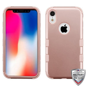 Apple iPhone XR TUFF Hybrid Protector Cover - Rose Gold / Rose Gold