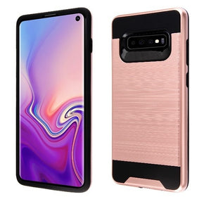 Smasung Galaxy S10 Hybrid Brushed Case Cover