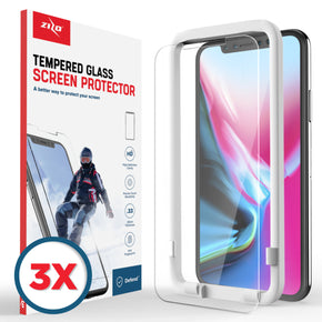 Apple iPhone XS/X LIGHTNING SHIELD 0.33mm Tempered Glass Screen Protector (3-pack)