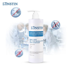 400ml Lonstin Rise-Free Gel Type Antibacterial Hand Sanitizer