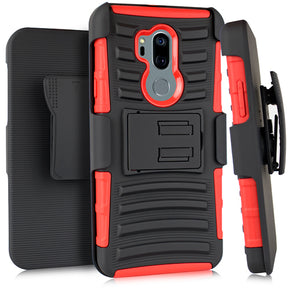 LG G7 ThinQ Hybrid Holster Combo Clip Case Cover
