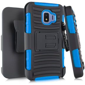 Samsung Galaxy J2 Core Hybrid Holster Combo Clip Case Cover