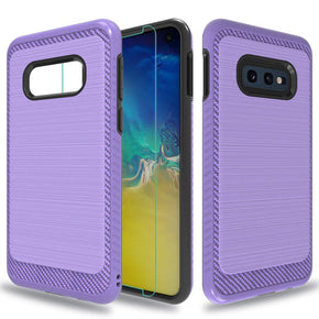 Samsung Galaxy S10e Brushed Hybrid Case - Purple
