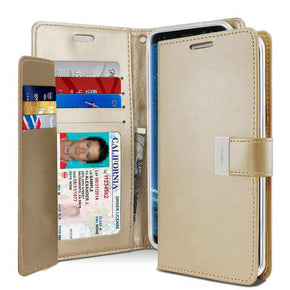 Samsung Galaxy Note 10 Plus Rich Diary Wallet Case - Gold