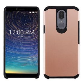 LG Stylo 5 Astronoot Hybrid Protector Cover - Rose Gold / Black