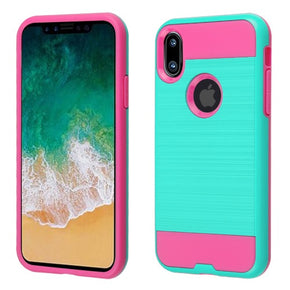 Apple iPhone XS/X Hybrid Brushed Case Cover