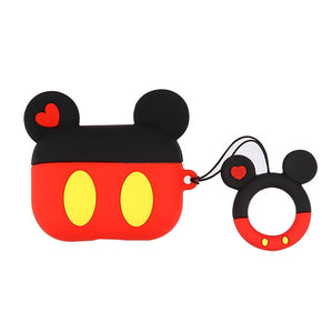 Apple AirPods Pro 3D Cartoon Silicone Case (w/ Keychain) - Mickey