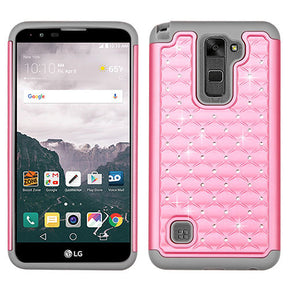 LG Stylo 2 Plus Hybrid Diamond Case Cover