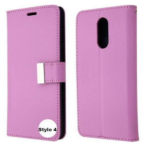 LG Q7 Hybrid Wallet Case Cover