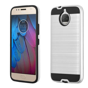 Motorola G6 Plus Hybrid Brushed Case Cover