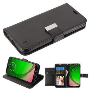 Motorola Moto G7 Play Solid Wallet Case Cover