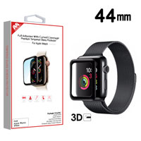 Apple Watch 44mm Full Adhesive Premium Tempered Glass Screen Protector - Black