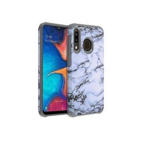 Samsung Galaxy A20 Hybrid Design Case Cover