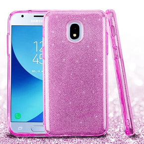 Samsung Galaxy J3 (2018) Hybrid Glitter Case